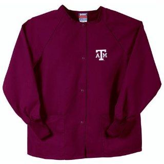 GelScrubs Texas A&M Aggies NCAA Nursing Jacket   Maroon