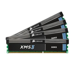 Kit mémoire 16Go (4x4Go) DDR3 Dual channel   1333MHz   CAS 9 9 9 24