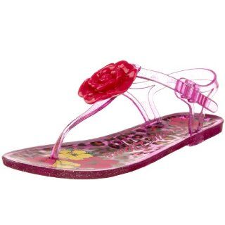 Licence Womens Jelly Jangle Thong Sandal,Pink,6.5 M US(37 EU) Shoes