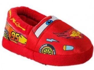 Red Toddle Boys Cars Slippers Lightning McQueen House Shoes Shoes