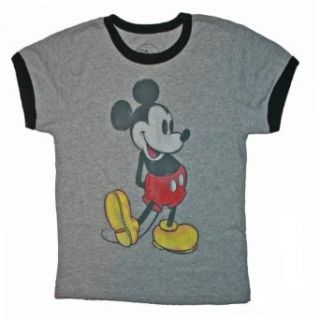 Mickey Mouse Boys Classic T Shirt (6/7, Grey) Clothing