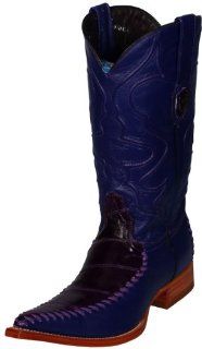 Mens Cowboy Boots Western Fashion Real EEL DEER Leather 9292 Shoes