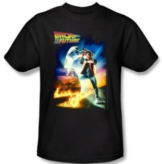 Back To The Future Kids T shirt Movie Poster Black Shirt