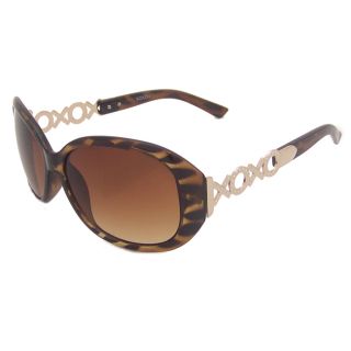 Imagine XOXO Womens Brown Tortotise/Goldtone Plastic Sunglasses