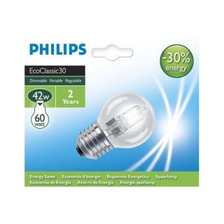 Philips Eco30% Sphère E27 42W Chaud   Achat / Vente AMPOULE   LED