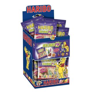 HARIBO Fruikipic Mini Sachets   30 Sachets de 40 grammes   6 couleurs