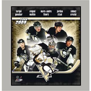 2009 Pittsburgh Penguins 11x14 inch Matted Photo