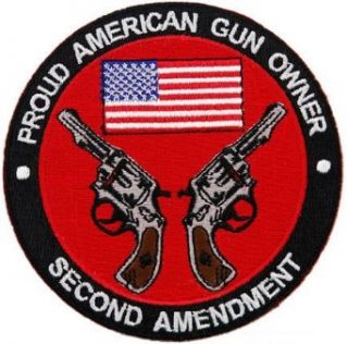Proud American Gun Owner Second Amendment Embroidered