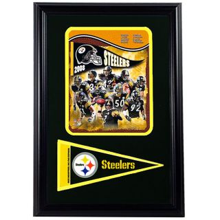 Steelers 2008 12x18 Framed Print with Pennant