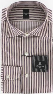 New Finamore Napoli Purple Shirt 15.75/40 Clothing