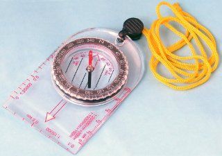 Lightweight Compass w/ Lanyard Clear Acrylic Baseplate for