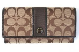 Coach Signature Checkbook Wallet F48810 Clothing