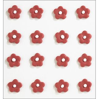 Jolees Confections Mini Red and White Icing Flowers Stickers Today