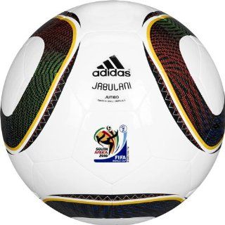 Adidas WC 2010 Jumbo Soccer Ball, White/Black/Pure Yellow
