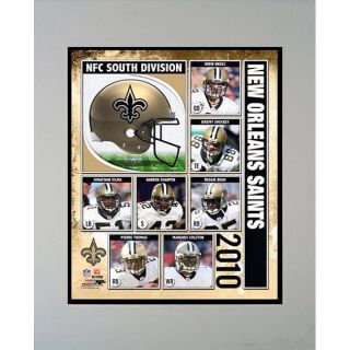 2010 New Orleans Saints Matted Print Today $15.99