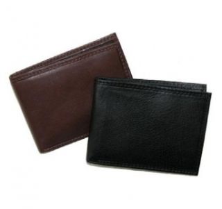 Paul & Taylor Mens Small Bifold Leather Wallet (Brown