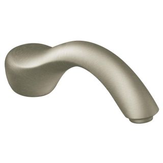 Brushed Nickel Monticello Deck Mount 10 Inch Slip Fit Roman Tub Spout