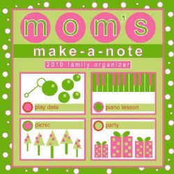 Make a Note Family Organizer Square 2010 Calendar
