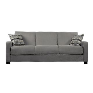 Portfolio Trace Convert a Couch Sage Green Microfiber Futon Sofa