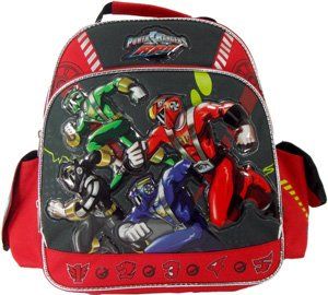 com Disney Power Rangers Backpack   Kid size   RPM Top Rescue Shoes
