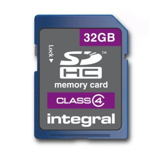 Integral carte SD 32 Go classe 4   Idéal pour les photos et vidéos