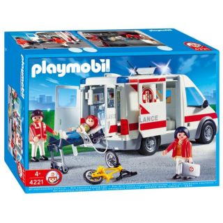 Playmobil Ambulance Blessé Véhicule   Achat / Vente UNIVERS