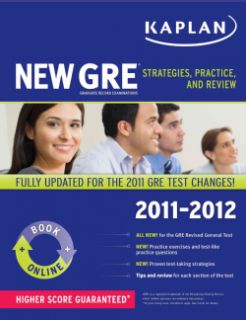 New GRE Graduate Record Examinations 2011 2012 (Mixed media product