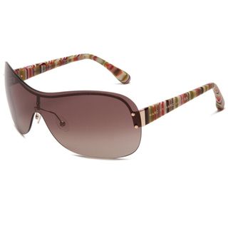 Marc by Marc Jacobs Womens Gold Multi color Shield Sunglasses