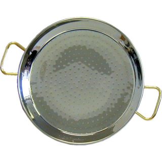 Authentic 18 inch Stainless Steel Paella Pan
