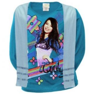 iCarly   Rainbow Stripe Girls Youth Long Sleeve with Scarf