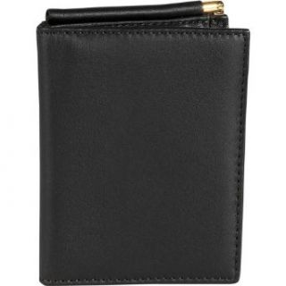 Royce Leather Mens Money Clip Wallet   Leather   Black