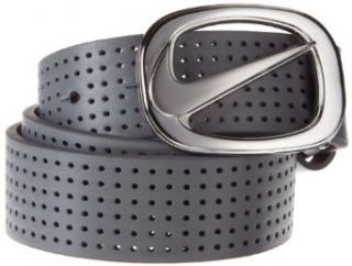 Nike Golf Womens Perforated Cutout Belt, Grey, Medium