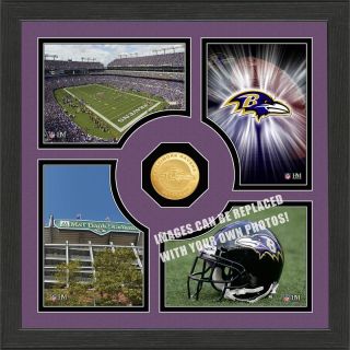 Highland Mint Baltimore Ravens Fan Memories Minted Coin Photo Frame