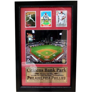 Philadelphia Phillies Citizens Bank Park 3 card Frame Today $58.99