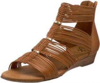  Vince Camuto Womens Islanda Flat Sandal,Summer Brown,6 M US Shoes