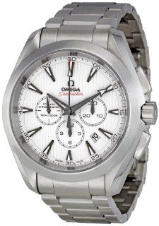 Omega Mens 231.10.44.50.04.001 Aqua Terra White Dial Watch Watches
