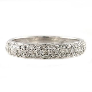 Beverly Hills Charm Silver 1/2ct TDW Diamond Band Ring