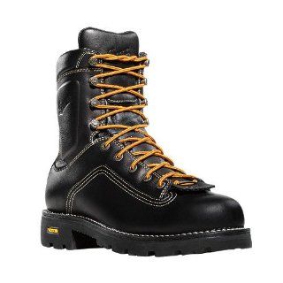Danner 14546 Quarry Alloy Toe 8 Black Work Boots   Black 10 EE Shoes