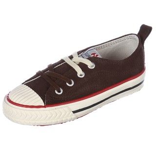 Superga Childrens 298 SUEJ Dark Brown Shoes