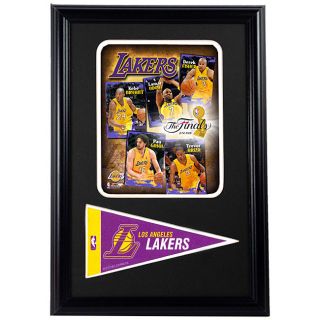 LA Lakers 2009 Finals 12x18 Framed Print with Pennant