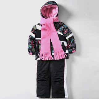 Rothschild Girls 4 6X Floral Print Snowsuit