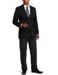 Haggar Mens Enterprise Micro Grid 2 Button Side Vent Suit