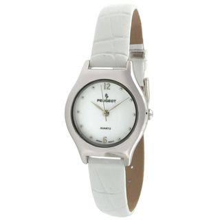 Peugeot Vintage 356WT Winter White Leather Watch