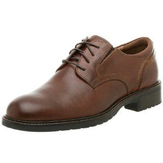 Johnston & Murphy Mens Kennard Plain Toe Oxford,Mahogany,8.5 M Shoes