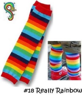 My Little Legs baby leg warmers (#18) Rainbow stripes