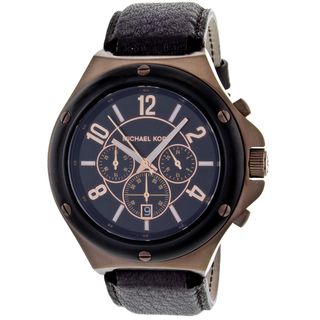 Michael Kors Mens Rocktop Chocolate Chronograph Watch
