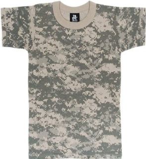 Kids camouflage T Shirts ACU Digital Camo Tee MED