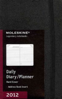 Moleskine 2012 Daily Planner Black Hard Cover Pocket (Calendar