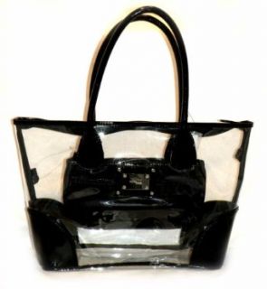 Nine Co Yours Clearly Black Clear Tote Bag Clothing