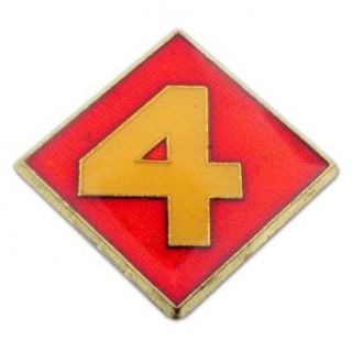 U.S. Marine Corps 004th Division Pin Clothing
